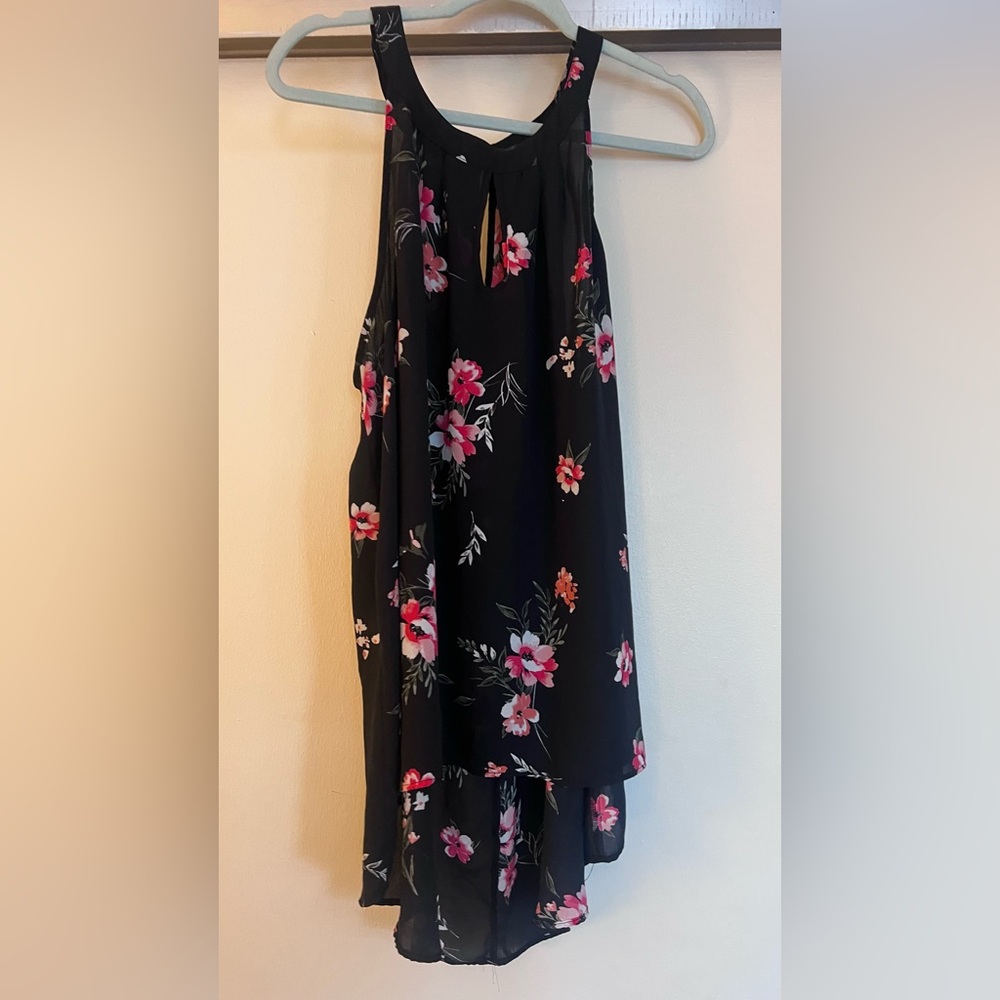 Torrid Black Floral high low